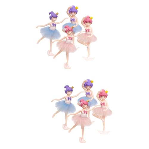 2 Sätze Ballerina-mädchen Kuchen Ballettstatuen Und Figuren Dekorationen Für Ballettpartys Ballett-cupcake-topper Ballettfiguren Für Mädchen Puppe Gänseblümchen Pvc 4 Stück * 2 UPKOCH 2 Sätze Ballerina-mädchen Kuchen Ballettstatuen Und Figuren Dekorationen Für Ballettpartys Ballett-cupcake-topper Ballettfiguren Für Mädchen Puppe Gänseblümchen Pvc 4 Stück * 2 UPKOCH von UPKOCH