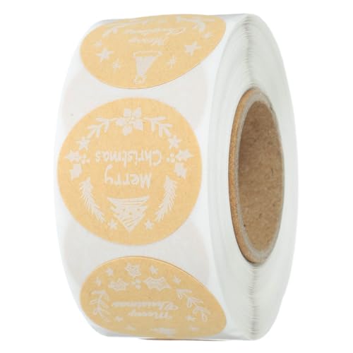 UPKOCH 1 Rolle 500 Stück Weihnachtsaufkleber weihnachtsmotiv weihnachtsbasteln türdeko Weihnachten Christmas Sticker Christmas decoations Scrapbooking-Aufkleber Verpackungsetikett Papier UPKOCH 1 Rolle 500 Stück Weihnachtsaufkleber weihnachtsmotiv weihnachtsbasteln türdeko Weihnachten Christmas Sticker Christmas decoations Scrapbooking-Aufkleber Verpackungsetikett Papier von UPKOCH