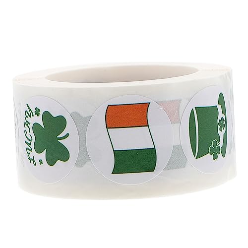 UPKOCH 1 Rolle St. Patricks Day geschenksticker Sticker St. Patrick's Day St Patrick's Day irische Dekoration Klebeetiketten Verpackungsaufkleber Festival-Aufkleber Papier UPKOCH 1 Rolle St. Patricks Day geschenksticker Sticker St. Patrick's Day St Patrick's Day irische Dekoration Klebeetiketten Verpackungsaufkleber Festival-Aufkleber Papier von UPKOCH