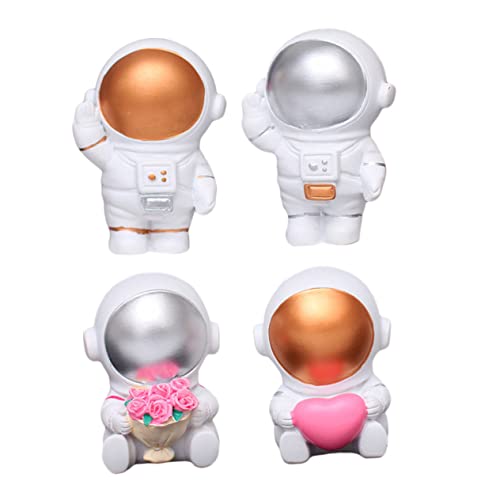 UPKOCH 1 Satz Astronauten-ornamente Astronauten-dekoration Weltraumbezogenes Gold Für Kuchen Schiff Goldener Tortenaufsatz -lampe Weltraumspielzeug Harz 4 Stück UPKOCH 1 Satz Astronauten-ornamente Astronauten-dekoration Weltraumbezogenes Gold Für Kuchen Schiff Goldener Tortenaufsatz -lampe Weltraumspielzeug Harz 4 Stück von UPKOCH