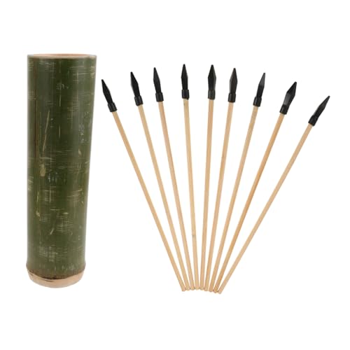 UPKOCH 1satz Bamboo Tube Wurfspiel Set Für Outdoor-Partys Antikes Design Mit Wurf-pfeilen Team-Building-aktivität Für Schulen Und Kindergärten Einfach Zu Lernen Und Fördert Geschicklichkeit von UPKOCH