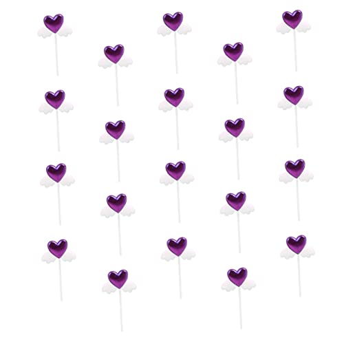 UPKOCH 1 Satz Kucheneinsatz Herzkuchen Flügel Kuchenverzierung Herz Dessert-topper Geburtstagstorte Topper Dessert-cupcake-topper Party-kuchen-dekorationen Und Tuch 20st UPKOCH 1 Satz Kucheneinsatz Herzkuchen Flügel Kuchenverzierung Herz Dessert-topper Geburtstagstorte Topper Dessert-cupcake-topper Party-kuchen-dekorationen Und Tuch 20st von UPKOCH