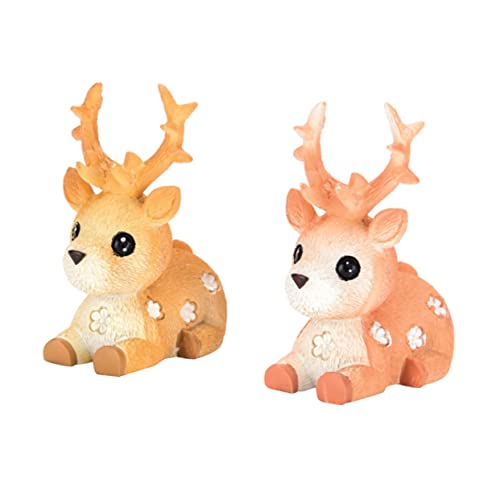 UPKOCH 1 Satz Rehfarbene Dekoration - Mini-hirschdekoration - Innenraumdekoration - Wohnaccessoires Ornamente Wild Tierische Kuchendekoration Tierspielzeug Plüsch Dekorationen Hasen 2st UPKOCH 1 Satz Rehfarbene Dekoration - Mini-hirschdekoration - Innenraumdekoration - Wohnaccessoires Ornamente Wild Tierische Kuchendekoration Tierspielzeug Plüsch Dekorationen Hasen 2st von UPKOCH