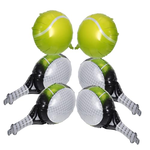 UPKOCH 1 Satz Tennisschlägerballon Aluminium Luftballons Für Sportpartys Luftballons Für Geburtstagsfeiern Partyballons Tennisball-ballon Tennis Ball Dekoration UPKOCH 1 Satz Tennisschlägerballon Aluminium Luftballons Für Sportpartys Luftballons Für Geburtstagsfeiern Partyballons Tennisball-ballon Tennis Ball Dekoration von UPKOCH