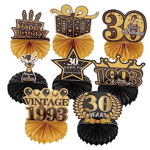 UPKOCH 1 Satz Wabendekoration zum Geburtstag Geburtstagsfeierdekorationen Lieferungen Party Gold Alles Gute zum Geburtstag wabenmittelstücke Tischdeko zum Geburtstag Papier Schwarz UPKOCH 1 Satz Wabendekoration zum Geburtstag Geburtstagsfeierdekorationen Lieferungen Party Gold Alles Gute zum Geburtstag wabenmittelstücke Tischdeko zum Geburtstag Papier Schwarz von UPKOCH