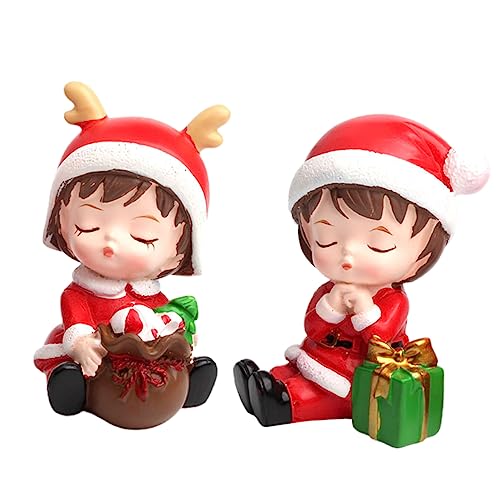 UPKOCH 1 Satz Weihnachtsschmuck Aus Harz Kuchen -topper Tortenaufsätze Für Geburtstage Mädchen Miniatur-weihnachtsdeko Weihnachtskuchen Dekore Backen Weihnachten Kuchendekor Party 2 Stück UPKOCH 1 Satz Weihnachtsschmuck Aus Harz Kuchen -topper Tortenaufsätze Für Geburtstage Mädchen Miniatur-weihnachtsdeko Weihnachtskuchen Dekore Backen Weihnachten Kuchendekor Party 2 Stück von UPKOCH