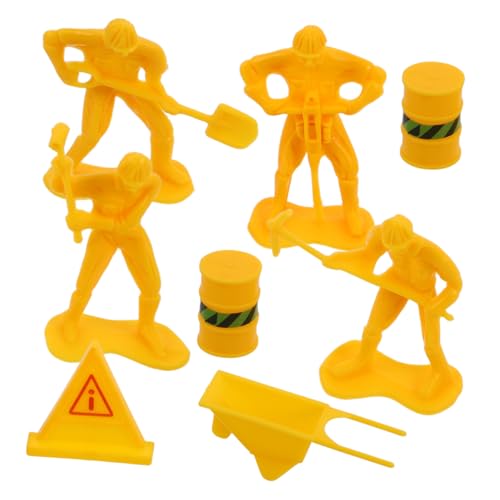 UPKOCH 1 Set Entzückende Mini-bauarbeiter-modelle, Arbeiter-statuenfiguren Für Desktop-verzierungen, Bau-szenen-layout-requisiten UPKOCH 1 Set Entzückende Mini-bauarbeiter-modelle, Arbeiter-statuenfiguren Für Desktop-verzierungen, Bau-szenen-layout-requisiten von UPKOCH