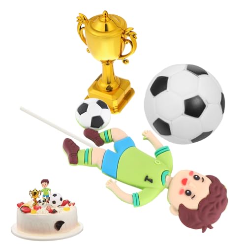 UPKOCH 1 Set Fußball Geburtstagsparty Dekorationen Fußball Kuchendekorationen Für Die Geburtstagsparty – Fußball Thema Kuchenaufsätze Für Fotos Wiederverwendbar UPKOCH 1 Set Fußball Geburtstagsparty Dekorationen Fußball Kuchendekorationen Für Die Geburtstagsparty – Fußball Thema Kuchenaufsätze Für Fotos Wiederverwendbar von UPKOCH
