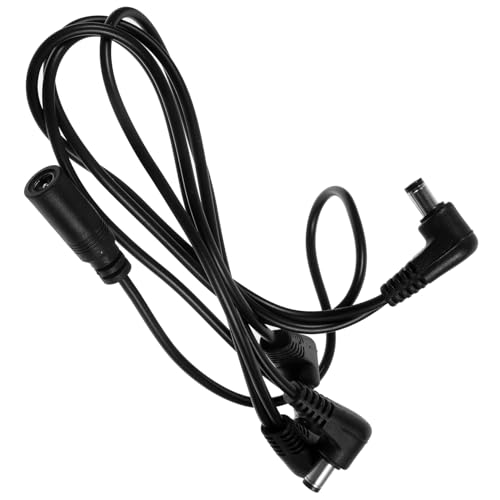 UPKOCH 1 Stück Gitarreneffekt Verbindungskabel Elektrisches Pedal Stromversorgung Schwarze Ausführung Langlebig und Leicht für Gitarrenliebhaber und Auftritte Professionell und Praktisch von UPKOCH