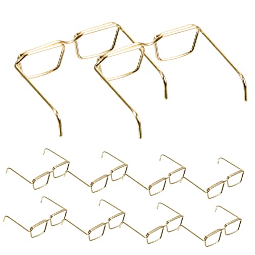 UPKOCH Metall Mini Spielzeug Brille Set 10 Stück Puppe Dress up Zubehör Kein Objektiv Rahmen Für Kinder UPKOCH Metall Mini Spielzeug Brille Set 10 Stück Puppe Dress up Zubehör Kein Objektiv Rahmen Für Kinder von UPKOCH