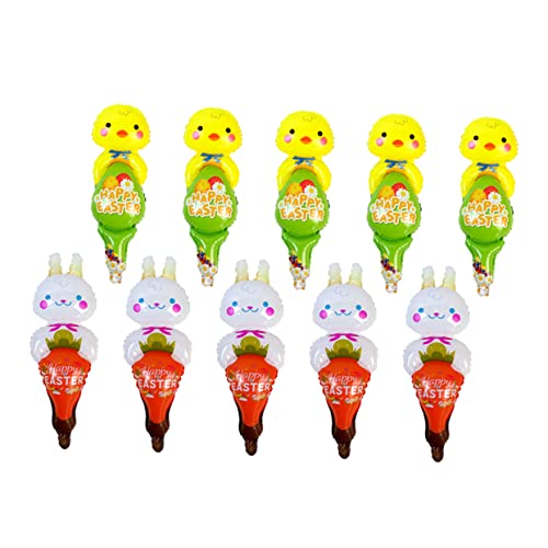UPKOCH 10 Stk Ballon kluppe ostern mitgebsel easter Party aufblasbare Stöcke Aufblasbarer -Party-Stick Aufblasbarer Stab für Ostern Cartoon aufblasbarer Stock Sport UPKOCH 10 Stk Ballon kluppe ostern mitgebsel easter Party aufblasbare Stöcke Aufblasbarer -Party-Stick Aufblasbarer Stab für Ostern Cartoon aufblasbarer Stock Sport von UPKOCH