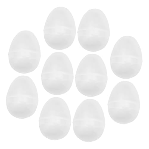 UPKOCH 10stücke Durchsichtige Plastik-ostereier Befüllbare Eier Für Ostern Party-überraschungen Und Bastelprojekte Für Osternest-füllungen Und Eiersuche Transparentes Design Für von UPKOCH