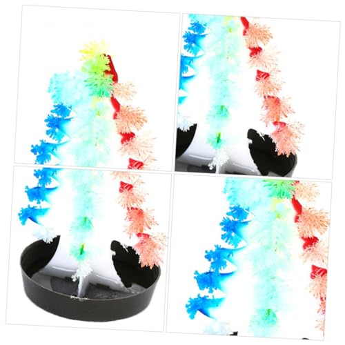 UPKOCH 10 Stück Papierbaumblüte Desktop-Kiefer Dekorationen Mini-weihnachtskiefer Weihnachtstischbäume Weihnachtsbaum Tischdekoration Mini-Weihnachtsbaum Colorful von UPKOCH