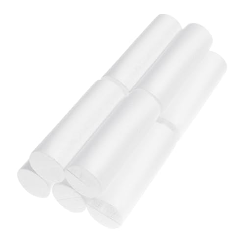 UPKOCH 10 Stück Schaumzylinder Ballon Künstliche Herbstahornblätter Mini Saftig Kuchendekorationen Schaumstoff-weihnachtsschmuck Schaumnudeln Zum Basteln Lichter Batteriebetrieben Weiß von UPKOCH