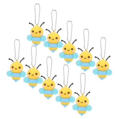 UPKOCH 10 Stück Schlüsselanhänger Bienendekor LED bot Reiz Party kleiner Bienenschmuck Bienenanhänger hängende Biene Schlüsselkettenanhänger Hängendes PVC UPKOCH 10 Stück Schlüsselanhänger Bienendekor LED bot Reiz Party kleiner Bienenschmuck Bienenanhänger hängende Biene Schlüsselkettenanhänger Hängendes PVC von UPKOCH