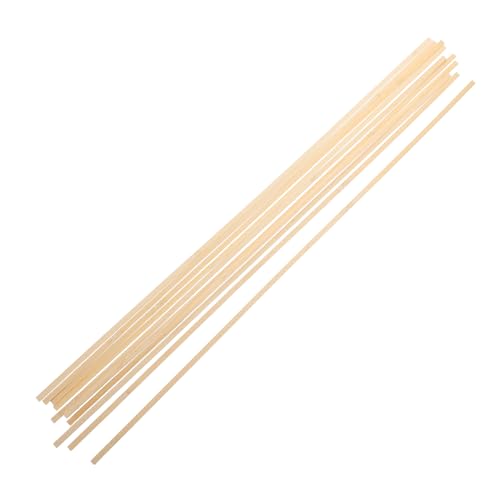 UPKOCH 10 Stück Streifen Mit Drachen Machen Dünne Stangen Drachenbaumaterialien Holzdübelstäbe Drachenbaubedarf Stäbe Für Drachenbasteln Beige von UPKOCH
