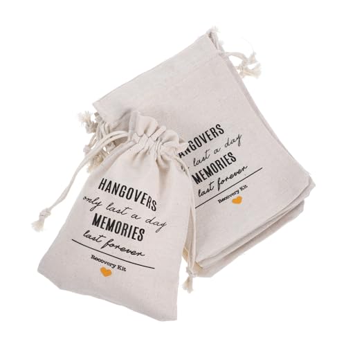 UPKOCH 10 Stück Taschen für Junggesellinnenabschiede, Kordelzugbeutel für Brautparty-geschenke, Party-gastgeschenktaschen aus Weißem Stoff, Hochzeitsdekorationen UPKOCH 10 Stück Taschen für Junggesellinnenabschiede, Kordelzugbeutel für Brautparty-geschenke, Party-gastgeschenktaschen aus Weißem Stoff, Hochzeitsdekorationen von UPKOCH