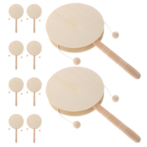UPKOCH 10 Stück Teiliges Kid Monkey Rasseltrommeln aus Unbehandeltem Holz Leichte Hand Percussion Instrumente DIY Malspaß Kreative Bastelspielzeuge für Kleinkinder und Musikförderung UPKOCH 10 Stück Teiliges Kid Monkey Rasseltrommeln aus Unbehandeltem Holz Leichte Hand Percussion Instrumente DIY Malspaß Kreative Bastelspielzeuge für Kleinkinder und Musikförderung von UPKOCH