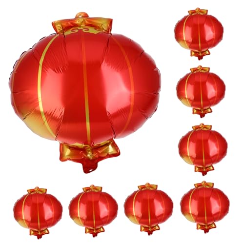 UPKOCH 10 Stück Teiliges Lampion Luftballon Rot Gold Lampionform Ballons mit Aufhängeschnur Festliche Partydeko Chinesisches Neujahr Ballonbogen Hintergrund Glänzende Folienballons für UPKOCH 10 Stück Teiliges Lampion Luftballon Rot Gold Lampionform Ballons mit Aufhängeschnur Festliche Partydeko Chinesisches Neujahr Ballonbogen Hintergrund Glänzende Folienballons für von UPKOCH
