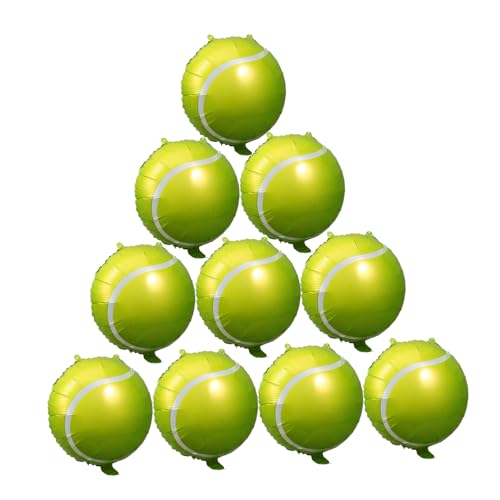 UPKOCH 10 Stück Tennisballon Partyballons zum Thema Tennis Tennisball-Ballon klein Ö Luftballons mit Sportmotiven geburtstag luftballons dekoration Aluminiumfolie Green UPKOCH 10 Stück Tennisballon Partyballons zum Thema Tennis Tennisball-Ballon klein Ö Luftballons mit Sportmotiven geburtstag luftballons dekoration Aluminiumfolie Green von UPKOCH