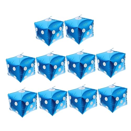 UPKOCH 10 Stück Würfel Ballon Luftballons Party Fiesta Dekorationen Umwerben Farbig Fest Rosa Pastell Spielballon Aufblasbarer Ballon Ballondekoration Würfelballons Blau Aluminiumfolie UPKOCH 10 Stück Würfel Ballon Luftballons Party Fiesta Dekorationen Umwerben Farbig Fest Rosa Pastell Spielballon Aufblasbarer Ballon Ballondekoration Würfelballons Blau Aluminiumfolie von UPKOCH