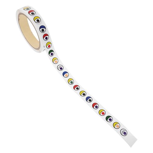 UPKOCH 100 Selbstklebende Augen-Sticker Zum Basteln Jungen Und Mädchen Stickerrollen von UPKOCH