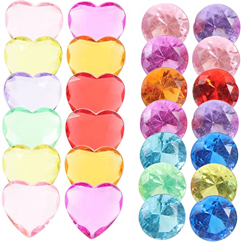 UPKOCH 100 Stück Edelsteine ​​für Jungen Und Mädchen Für Acryl-Charms Schmuckherstellung Bastel-Dekoration Gesichts-Edelsteine Strass-Aufkleber von UPKOCH