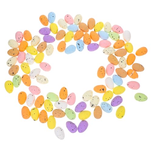UPKOCH 100St Osterei -Dekorationszubehör goldene Eier Behälter für Seerosen befüllbares Ei vogelnest dekoration Fischglas easter eggs ostereierfolie schäumt Eierdekor DIY-Schaum-Ei- von UPKOCH