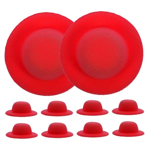 UPKOCH 10St Mini-Strohhut winzige formelle Hüte Puppenhüte Mini-Hut Mini- Puppe obere Kappe kleine Hutstütze Foto-Requisite für Bastelhüte dekorativer DIY-Hut Hut- Eva rot UPKOCH 10St Mini-Strohhut winzige formelle Hüte Puppenhüte Mini-Hut Mini- Puppe obere Kappe kleine Hutstütze Foto-Requisite für Bastelhüte dekorativer DIY-Hut Hut- Eva rot von UPKOCH