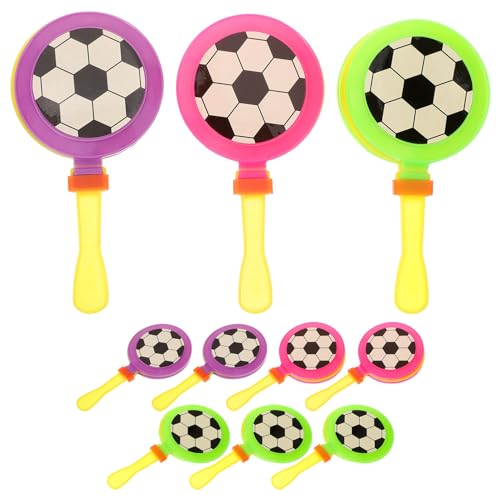 UPKOCH 10Stücke Fußball Handklatscher Bunte Partygeschenke für Sportveranstaltungen Tragbare Klatschpappen für Geburtstagsfeiern und Feiertage aus Sicherem Kunststoff für UPKOCH 10Stücke Fußball Handklatscher Bunte Partygeschenke für Sportveranstaltungen Tragbare Klatschpappen für Geburtstagsfeiern und Feiertage aus Sicherem Kunststoff für von UPKOCH