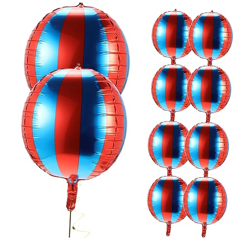 UPKOCH 10stücke Blaue Und Rote Streifen Folienballons Für Geburtstagsfeiern Karneval Deko Luftballons Für Party-events Einfache Handhabung Und Langlebig UPKOCH 10stücke Blaue Und Rote Streifen Folienballons Für Geburtstagsfeiern Karneval Deko Luftballons Für Party-events Einfache Handhabung Und Langlebig von UPKOCH