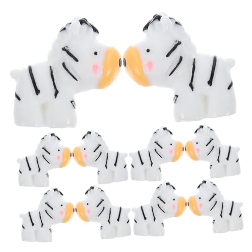 UPKOCH 10Stücke Mini Zebra Dekorationen Lustige Figuren Für Sukkulenten Und Tischdekoration DIY Dekorationsmaterial Für Kreative Projekte von UPKOCH