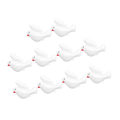 UPKOCH 10Stücke Taubenballons Dekoration Luftballons für Feier Party und Garten für Deko Anlässe Realistisches Design für Besondere von UPKOCH