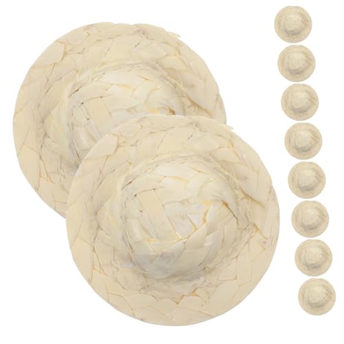 UPKOCH 10st Puppenmütze Zubehör Für Die Puppenherstellung Cowgirlhut Mini-puppenhüte Zubehör Für Babypuppen Mini-hüte Mini-strickmütze Mini-Zylinder Puppenhauszubehör Mini-Hut Stroh UPKOCH 10st Puppenmütze Zubehör Für Die Puppenherstellung Cowgirlhut Mini-puppenhüte Zubehör Für Babypuppen Mini-hüte Mini-strickmütze Mini-Zylinder Puppenhauszubehör Mini-Hut Stroh von UPKOCH