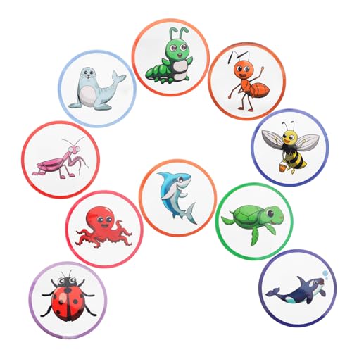 UPKOCH 10stücke Töpfchentraining Aufkleber Mit Farbwechsel-Technologie Lustige Cartoon Sticker Für Jungen Und Mädchen Für Verwendung Toiletten Und Töpfchen Sicher Und Anpassbar Für von UPKOCH