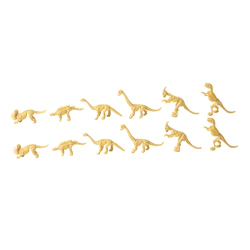 UPKOCH 12 Sätze Dinosaurier Fossiles Skelett Modell Dinosaurierspielzeug Für Kinder 3D Fossile Skelettfiguren Von Dinosauriern Mini-Dinosaurier-holzfigur Shenzhen Dinosaurier-Skelett von UPKOCH