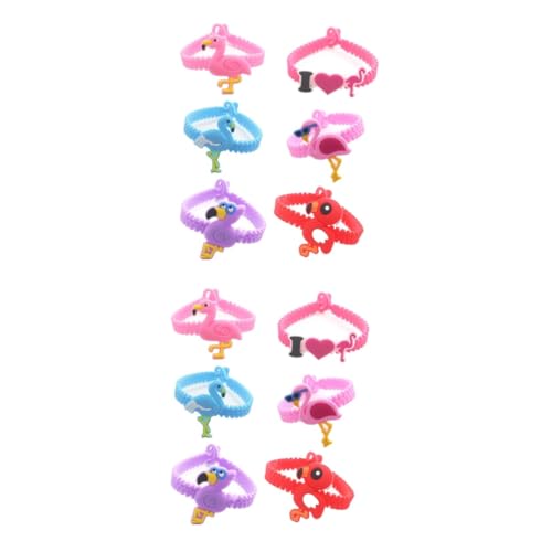 UPKOCH 12stücke Junge Mädchen Flamingo Armbänder Bunte Handringe Für Geburtstagsfeiern Mitgebsel Und Schulbelohnungen Und Bequem Zu Tragen Für Kleine Mädchen UPKOCH 12stücke Junge Mädchen Flamingo Armbänder Bunte Handringe Für Geburtstagsfeiern Mitgebsel Und Schulbelohnungen Und Bequem Zu Tragen Für Kleine Mädchen von UPKOCH