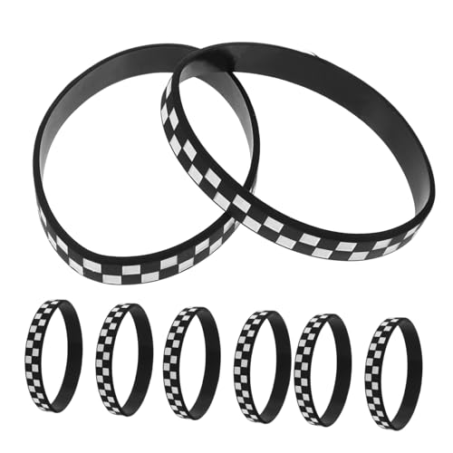 UPKOCH 12 Stück Karierte Silikon Armbänder Sportliches Design für Events Partys und Festivals Hautfreundlich und Leicht Mitgebsel oder Abschiedsgeschenk UPKOCH 12 Stück Karierte Silikon Armbänder Sportliches Design für Events Partys und Festivals Hautfreundlich und Leicht Mitgebsel oder Abschiedsgeschenk von UPKOCH