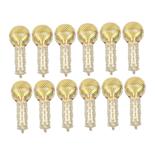UPKOCH 12 Stück Teiliges Mikrofon folienballons aus Aluminium Jahre Retro design Langlebig und Sicher für Musik Themenpartys Auffällige Partydeko für Kindergeburtstag und Jubiläum UPKOCH 12 Stück Teiliges Mikrofon folienballons aus Aluminium Jahre Retro design Langlebig und Sicher für Musik Themenpartys Auffällige Partydeko für Kindergeburtstag und Jubiläum von UPKOCH
