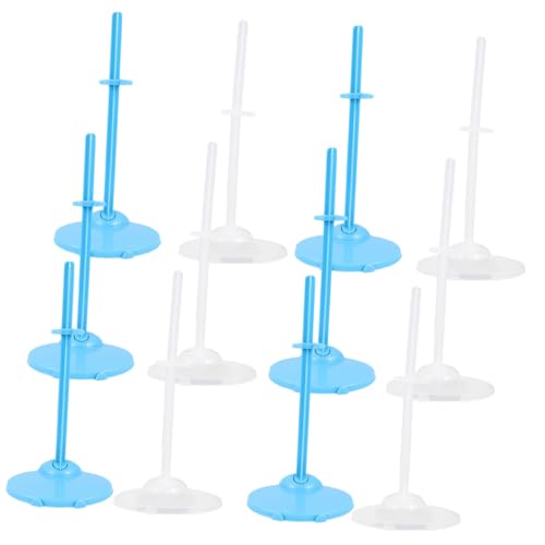UPKOCH 12 Stück Teiliges Puppenständer aus Stabilem Kunststoff Transparente und Blaue Halter mit Breiter Basis Sicherer Halt für Puppen und Figuren Kreatives Design zur Präsentation UPKOCH 12 Stück Teiliges Puppenständer aus Stabilem Kunststoff Transparente und Blaue Halter mit Breiter Basis Sicherer Halt für Puppen und Figuren Kreatives Design zur Präsentation von UPKOCH