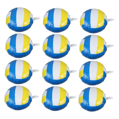 UPKOCH 12 Stück Teiliges Volleyball Folienballon Reißfestes Aluminium Sportliche Partydekoration für Volleyball Kindergeburtstag Foto Requisiten und Sport Event Zubehör Blau Gelb UPKOCH 12 Stück Teiliges Volleyball Folienballon Reißfestes Aluminium Sportliche Partydekoration für Volleyball Kindergeburtstag Foto Requisiten und Sport Event Zubehör Blau Gelb von UPKOCH