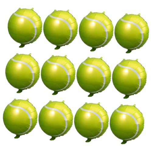 UPKOCH 12 Stück Tennisballon Erwachsene thematisiert LED Tennis Dekorationen Geburtstag Orange für Sport aufblasbarer ball luftballons Party-Tennis-Ballon Partyballon Aluminiumfolie Green UPKOCH 12 Stück Tennisballon Erwachsene thematisiert LED Tennis Dekorationen Geburtstag Orange für Sport aufblasbarer ball luftballons Party-Tennis-Ballon Partyballon Aluminiumfolie Green von UPKOCH
