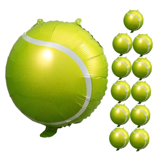 UPKOCH 12 Stück Tennisballon Zubehör für Sport-Mottopartys Smaragdgrüne Luftballons Hockey-Ballons Babyparty-Ballon aufblasbarer ball Party-Tennis-Ballon Partyballons Aluminiumfolie Green UPKOCH 12 Stück Tennisballon Zubehör für Sport-Mottopartys Smaragdgrüne Luftballons Hockey-Ballons Babyparty-Ballon aufblasbarer ball Party-Tennis-Ballon Partyballons Aluminiumfolie Green von UPKOCH