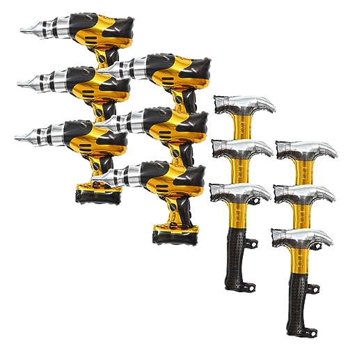 UPKOCH 12 Stück Werkzeuge zum Reparieren geformt aufblasbare Hämmer bohrhammer der Hammer Aluminiumfolie Ballondekoration Luftballons bohren Geburtstagsfeier Schlauchboote Hammer Ballon UPKOCH 12 Stück Werkzeuge zum Reparieren geformt aufblasbare Hämmer bohrhammer der Hammer Aluminiumfolie Ballondekoration Luftballons bohren Geburtstagsfeier Schlauchboote Hammer Ballon von UPKOCH
