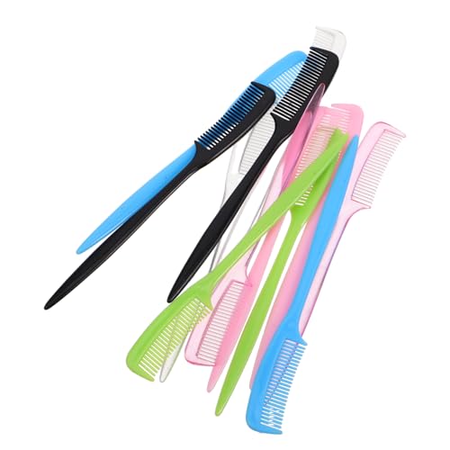 UPKOCH 12 Stück Zubehör Drahtperückenbürste Für Puppenkamm Puppenzubehör Haare Haarkamm Kleiner Kamm Rattenschwanzkamm Puppenbürste Puppenperücken Haarkamm Für Kunststoff von UPKOCH