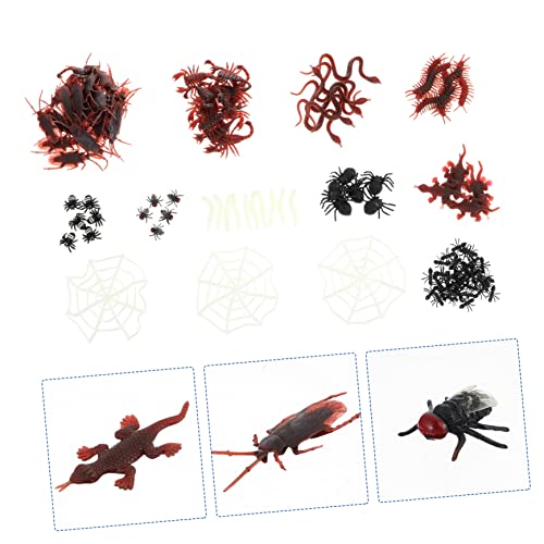 UPKOCH 128 Stück Teiliges Halloween Realistische Nachbildung Insekten und Würmer Gruselspielzeug für Partydekoration und Streiche als Mitgebsel für Halloween Fans UPKOCH 128 Stück Teiliges Halloween Realistische Nachbildung Insekten und Würmer Gruselspielzeug für Partydekoration und Streiche als Mitgebsel für Halloween Fans von UPKOCH