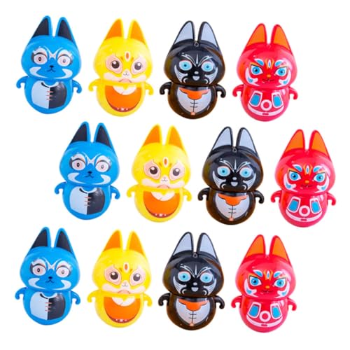 UPKOCH 12Stücke Teiliges Cartoon Tumbler für Kreatives Sicheres Kunststoffspielzeug Hand Augen Koordination und Reaktionsfähigkeit für Gemeinsames und Pädagogische UPKOCH 12Stücke Teiliges Cartoon Tumbler für Kreatives Sicheres Kunststoffspielzeug Hand Augen Koordination und Reaktionsfähigkeit für Gemeinsames und Pädagogische von UPKOCH