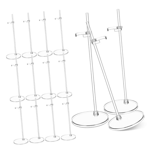 UPKOCH 15 Stück Teiliges Transparentes Puppenständer Stabile Kunststoff Figurhalter Verstellbare Doll Display Ständer für Bjd Puppen Vielseitig Einsetzbar für Sammlungen und Actionfiguren UPKOCH 15 Stück Teiliges Transparentes Puppenständer Stabile Kunststoff Figurhalter Verstellbare Doll Display Ständer für Bjd Puppen Vielseitig Einsetzbar für Sammlungen und Actionfiguren von UPKOCH