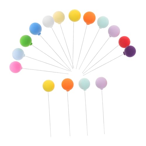 UPKOCH 16 Stück Dekorative Luftballons Puppenhaus -party -dekorationen Kugeln Kuchendekoration Ballon Tischdekoration Tortenkugeln Dekorationen Mini-ballonkuchen-picks Zierballons Ton von UPKOCH