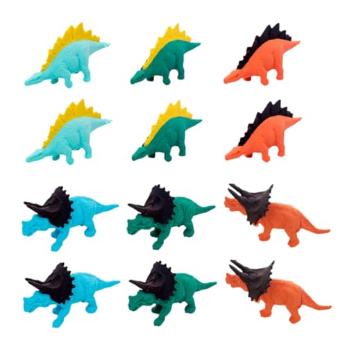 UPKOCH 16Stücke Dinosaurier Radiergummis Cartoon Radierer Für Lustige Schulpause Radiergummis Dinosaurierform Kindergummi Für Kreative Bastelprojekte von UPKOCH